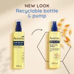 Aveeno Daily Moisturising Body Cleansing Oil (1x 200ml), Nourishing Shower Body Oil for Normal to Dry Skin, Soap-Free, Lightly Scented & Vegan* with Soothing Prebiotic Triple Oat Complex